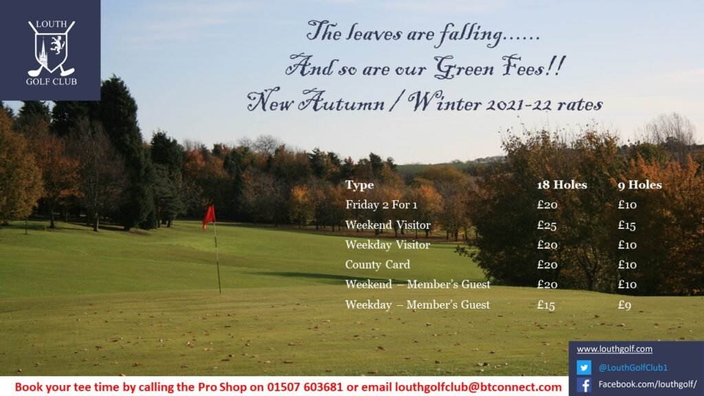 Winter Green Fees